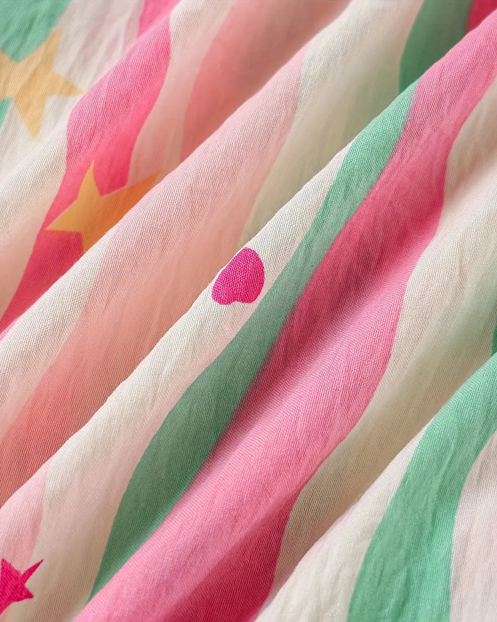 Dopamine Stripe Print Pajama Set OMFORT