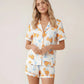 Aperol Spritz Trio Print Pajama Set - OMFORT