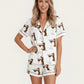 Dachshund Espresso Martini Pajama Set - OMFORT
