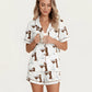 Dachshund Espresso Martini Pajama Set - OMFORT