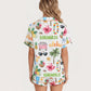 Hawaii Travel Print Pajama Set OMFORT