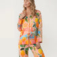 La Dolce Vita Amalfi Coast Print Pajama Set - OMFORT