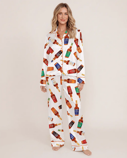 Kentucky Bourbon Whiskey Pajama Set - OMFORT