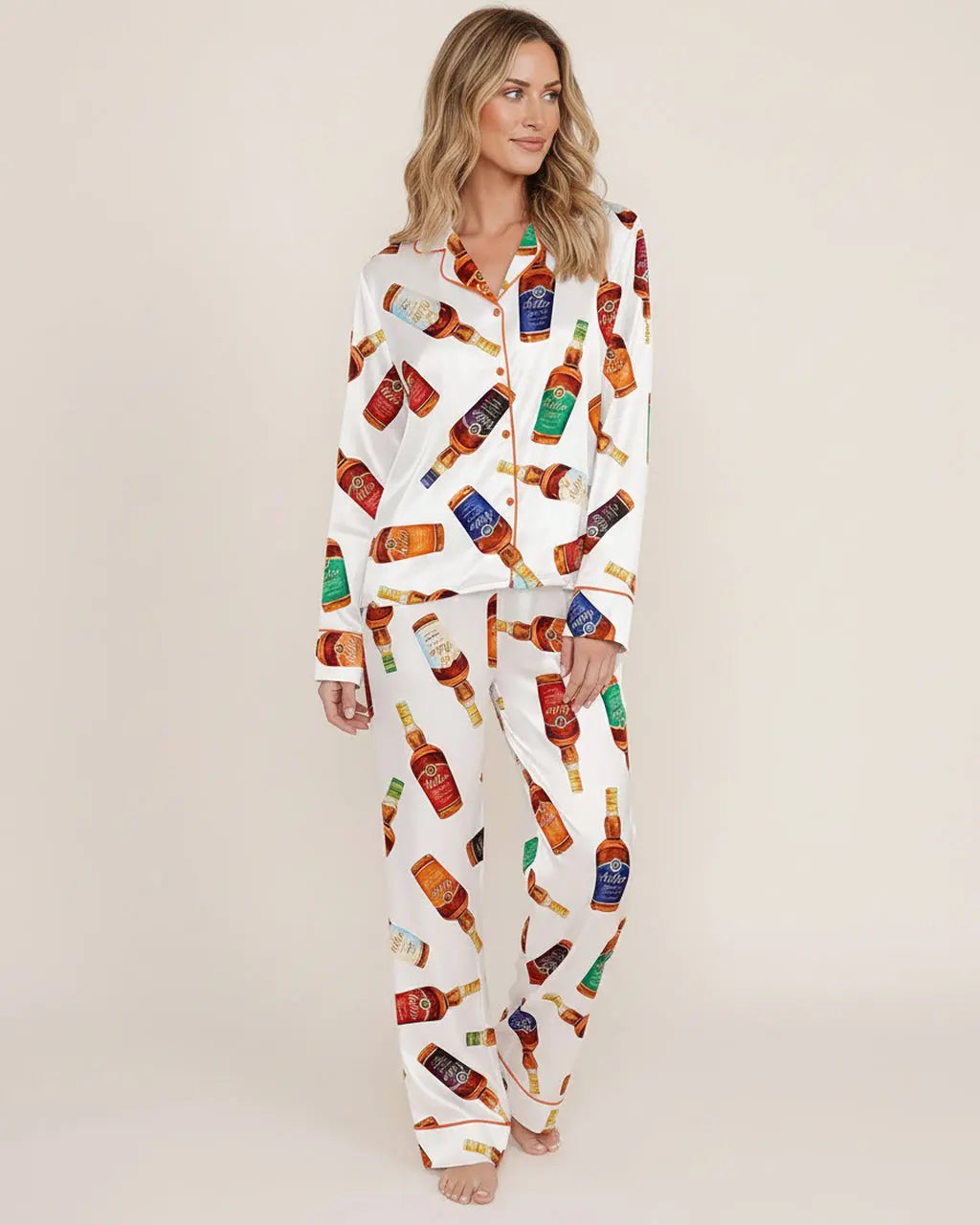 Kentucky Bourbon Whiskey Pajama Set OMFORT