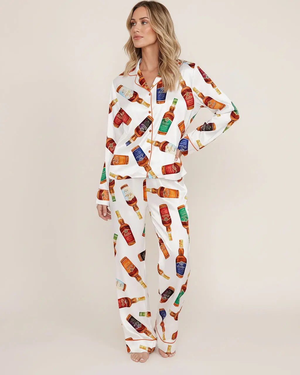 Kentucky Bourbon Whiskey Pajama Set OMFORT