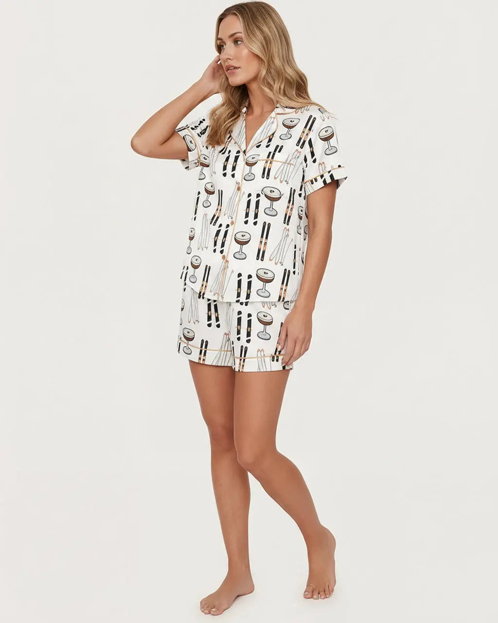 Apres Ski Espresso Martini Pajama Set OMFORT