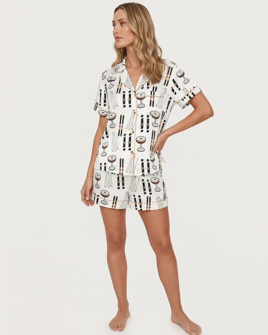 Apres Ski Espresso Martini Pajama Set OMFORT