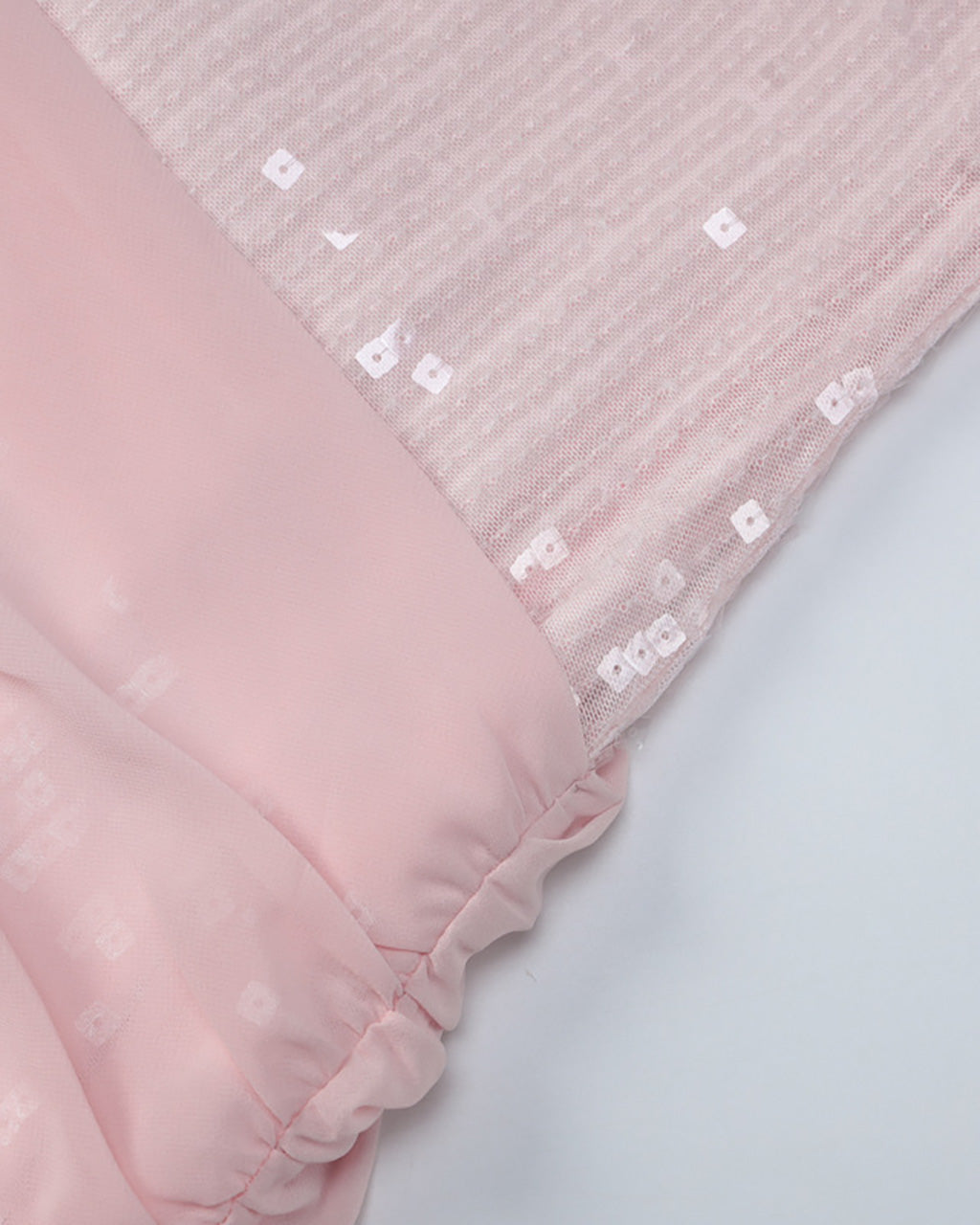 Sexy Sequin Bandeau Mesh Panel Mini Dress - OMFORT