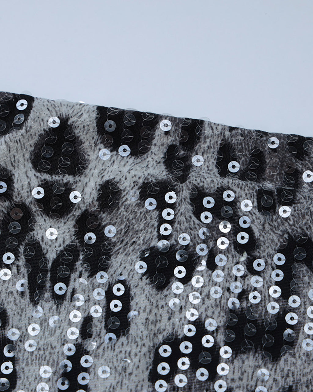 Sequin Leopard Print Mini Bodycon Dress - OMFORT