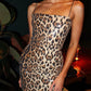 Sequin Leopard Print Mini Bodycon Dress - OMFORT