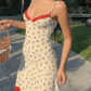 Cherry Farm Lace Trim Mini Dress OMFORT