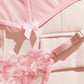 Floral Embroidery 2Pcs Lingerie Corset Set OMFORT