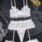 Erotic Underwear Lace 5Pcs Lingerie Set OMFORT