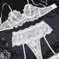 Erotic Underwear Lace 5Pcs Lingerie Set OMFORT