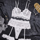 Erotic Underwear Lace 5Pcs Lingerie Set OMFORT