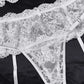 Erotic Underwear Lace 5Pcs Lingerie Set OMFORT