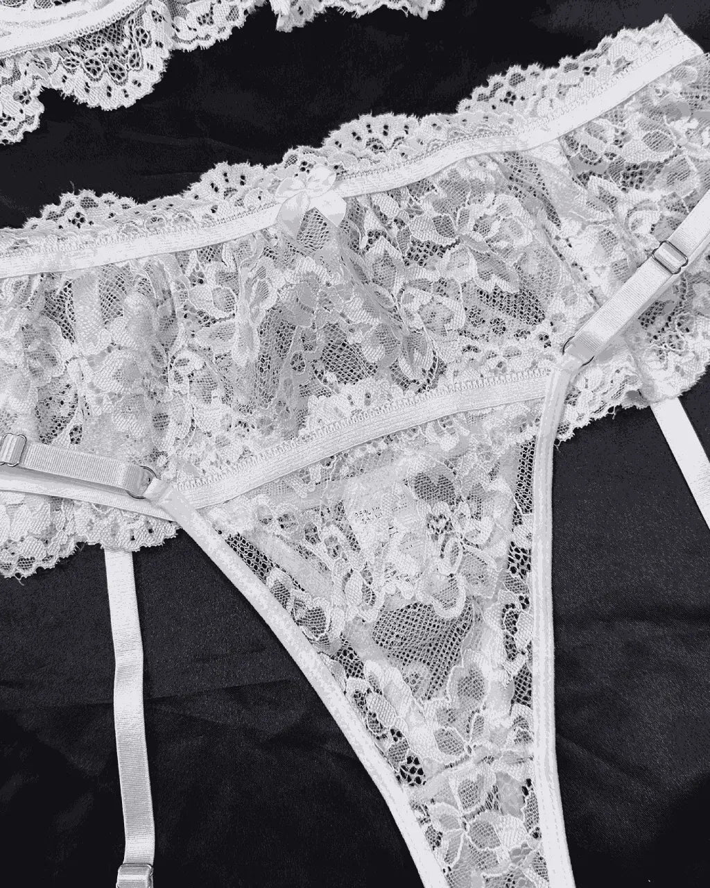 Erotic Underwear Lace 5Pcs Lingerie Set OMFORT