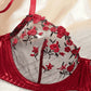 Soft Floral Embroidery 2Pcs Lingerie Set OMFORT