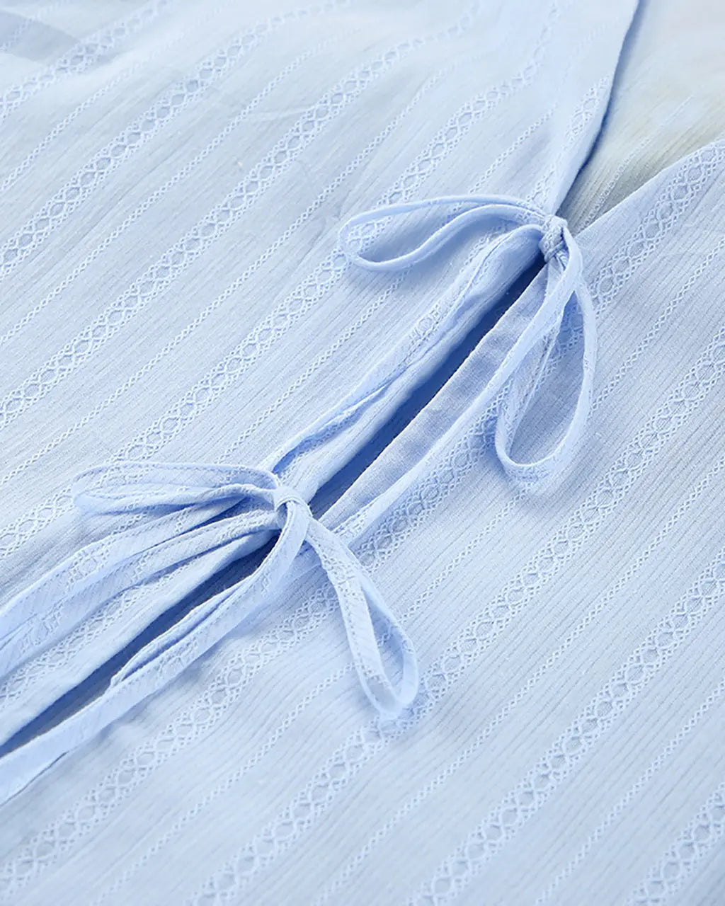 Tie Open Front Top And Shorts Lounge Set - OMFORT