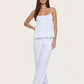 Minimalist Striped Cami Top And Pants Lounge Set - OMFORT