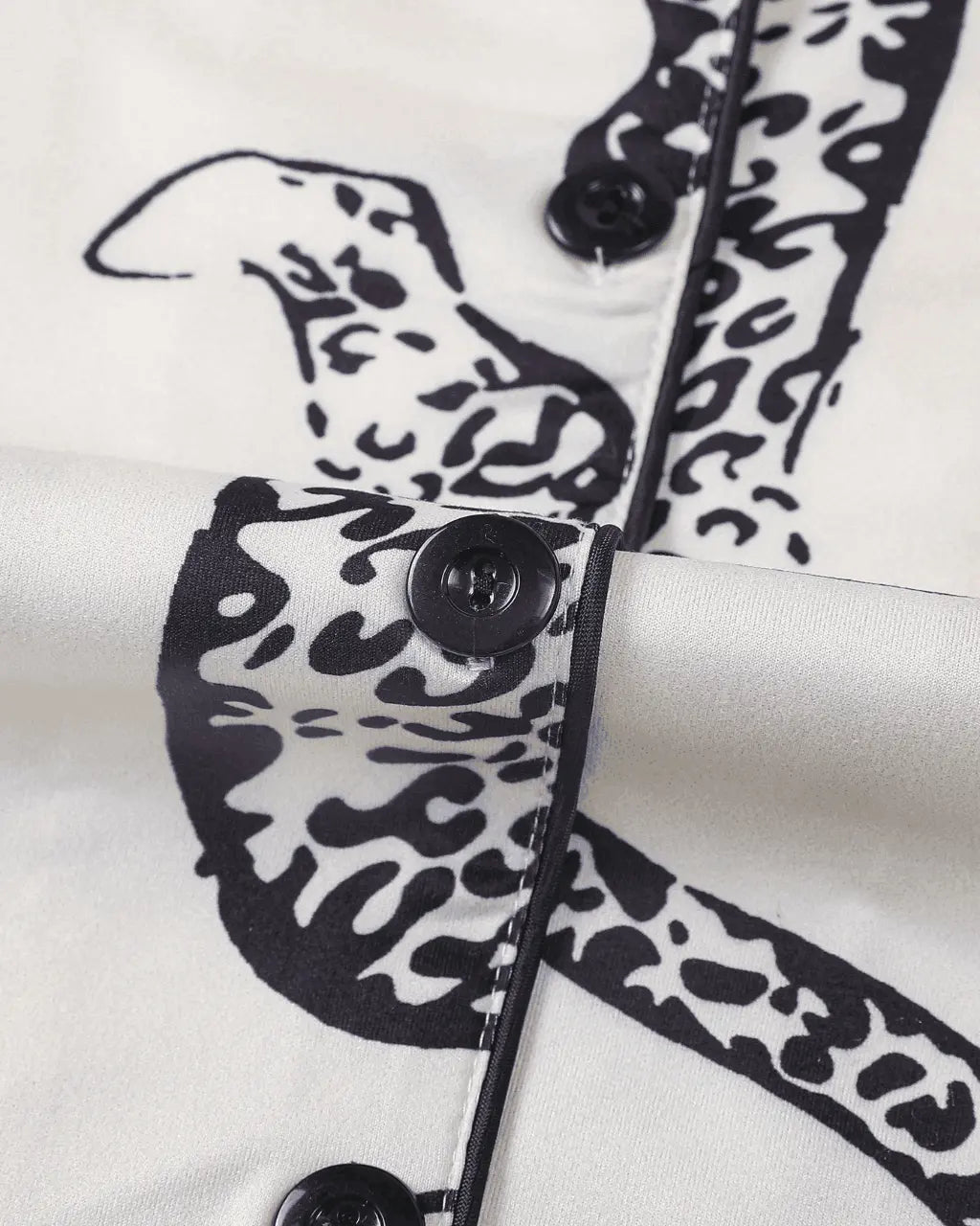 Leopard Print Short Pajama Set OMFORT