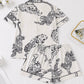 Leopard Print Short Pajama Set OMFORT