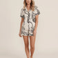 Leopard Print Short Pajama Set OMFORT