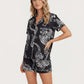 Leopard Print Short Pajama Set OMFORT