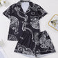 Leopard Print Short Pajama Set OMFORT