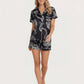Leopard Print Short Pajama Set OMFORT