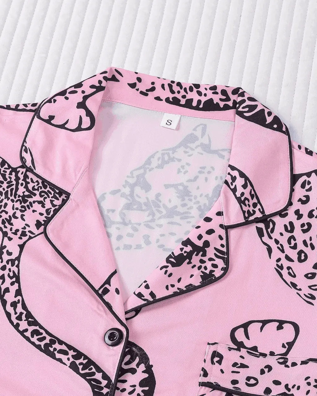 Leopard Print Short Pajama Set OMFORT