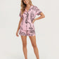 Leopard Print Short Pajama Set OMFORT