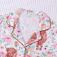 Cow Floral Print Short Pajama Set OMFORT