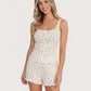 Floral Print Tank Top And Pant Short Lounge Set OMFORT
