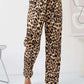 Mature Leopard Print Long Pajama Set OMFORT