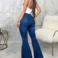 Classic Stretchy Flare Bell Bottom Denim Jeans OMFORT
