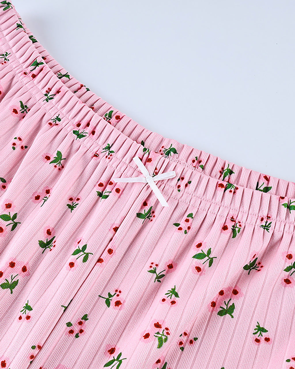 Dreamy Ditsy Floral Print 3Pcs Pajama Set OMFORT