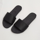 Solid Color Satin Slide Slippers OMFORT