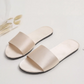Solid Color Satin Slide Slippers OMFORT