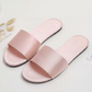 Solid Color Satin Slide Slippers OMFORT
