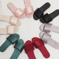 Solid Color Satin Slide Slippers OMFORT