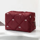 Cute Bow Stitch Cosmetic Pouch Bag OMFORT