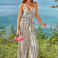 Quiet Bloom Striped Jumpsuit OMFORT
