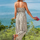 Quiet Bloom Striped Jumpsuit OMFORT