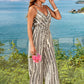 Quiet Bloom Striped Jumpsuit OMFORT