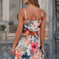 Botanical Breeze Multi Print Mini Dress OMFORT