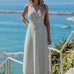 Coastline Striped Midi Dress - Green OMFORT