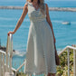 Coastline Striped Midi Dress - Green OMFORT