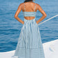 So Grounding Striped Maxi Dress OMFORT