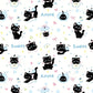 Cute Cat Apple Print Pajama Set OMFORT